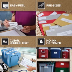 DYMO Durable White Self-Adhesive